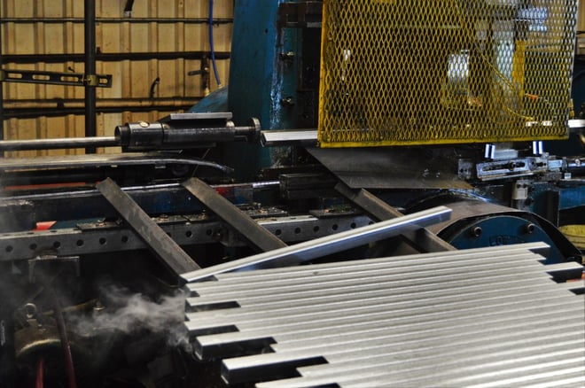 Rectangular steel tubes at McHone Industries